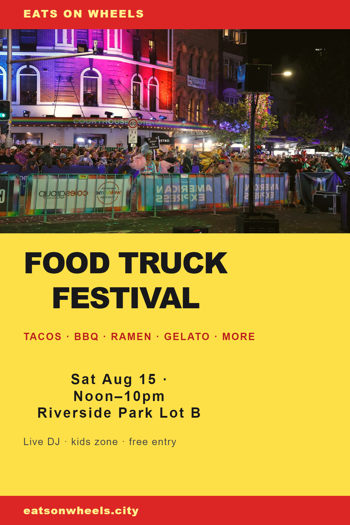 PictorX template - Food Truck Festival Flyer