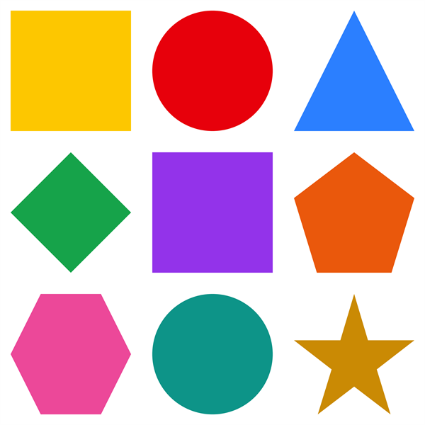 Geometric Shapes photo editor template