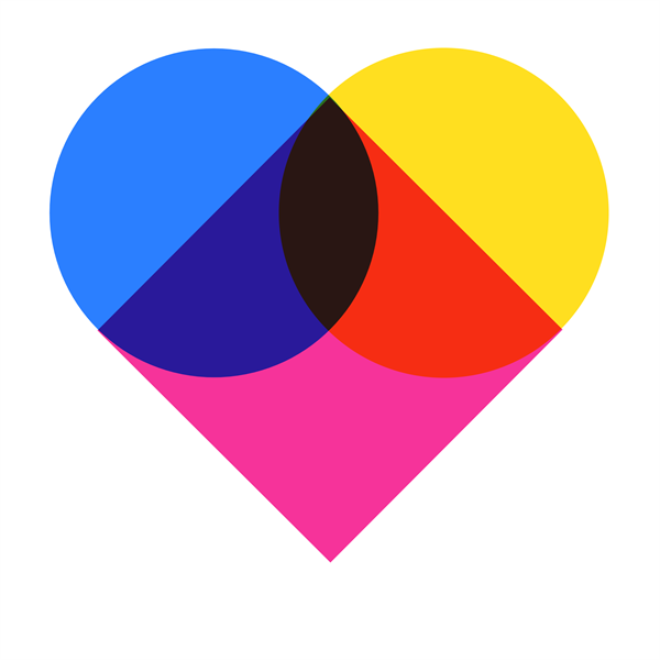 Heart photo editor template