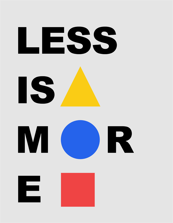 Less Is More photo editor template