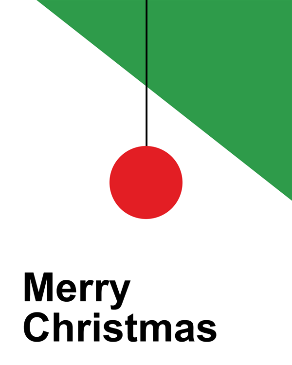 Merry Christmas photo editor template