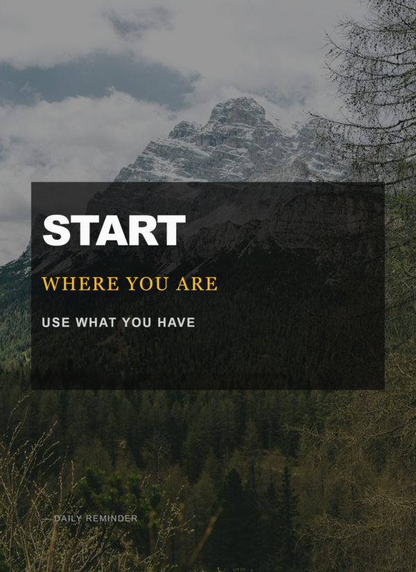 PictorX template - Motivational Poster