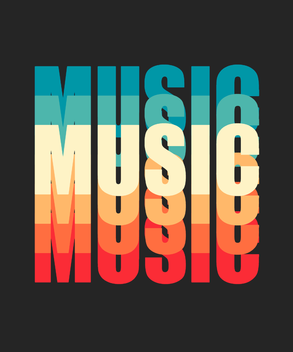 Music photo editor template