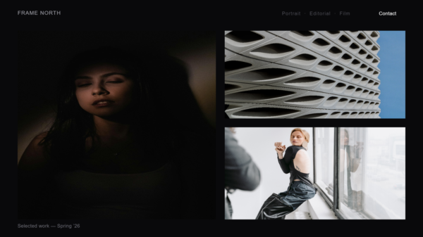 PictorX template - Photo Studio Website