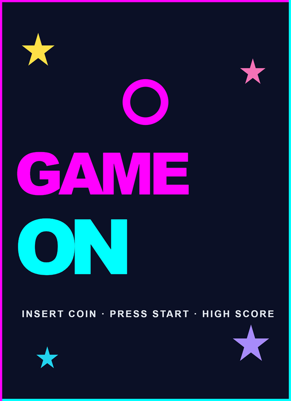 Retro Arcade photo editor template