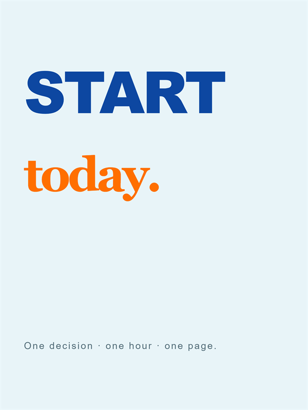 Start Today photo editor template