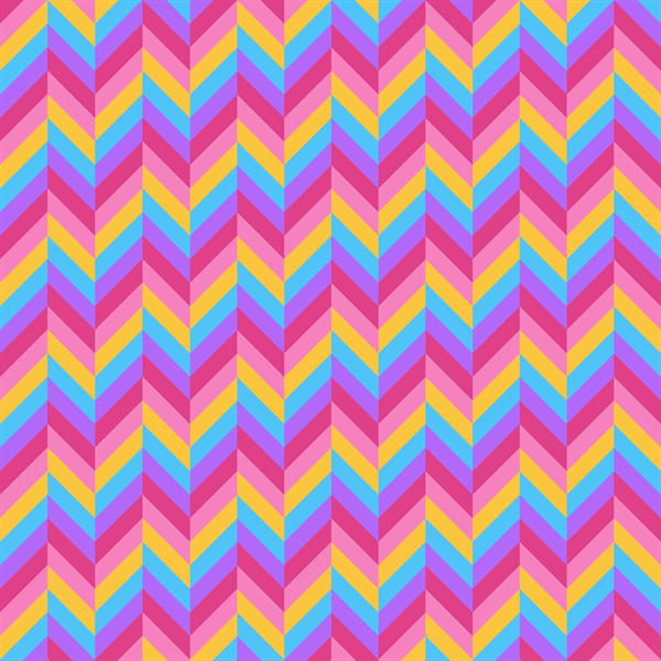 Zigzag Retro photo editor template